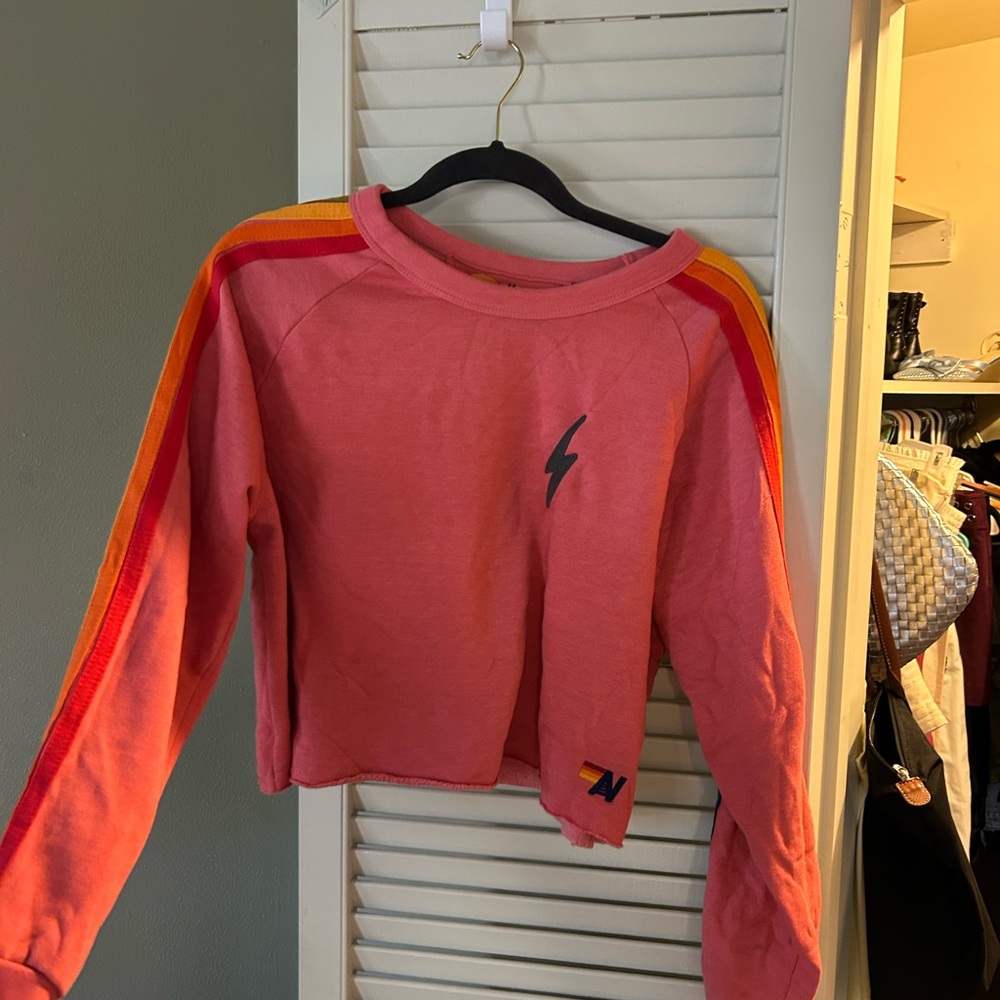 Aviator Nation Cropped Sweatshirt